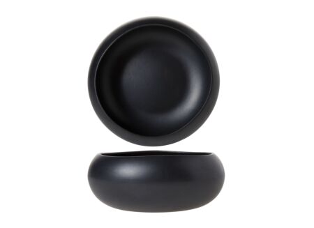 Kom Ø16cm zwart mat