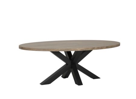Tafel 260x130cm - meubelplaat - old teak