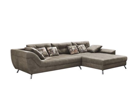 Hoeksalon San Francisco 355x218cm - stof - taupe