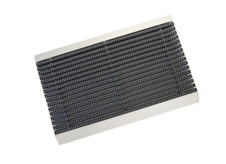 Deurmat Outdoor 60x37,5cm aluminium grijs