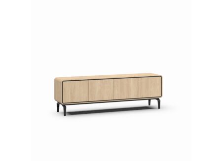 Tv-meubel 215cm - melamine - brushed sand oak nature