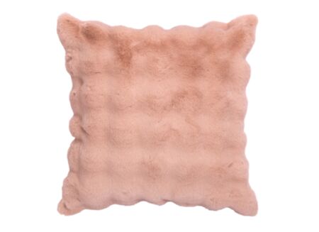 Kussen Dreamy 60x60cm - faux fur - roze