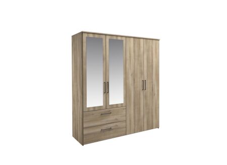 Kleerkast Orleans 181cm - decor - eik