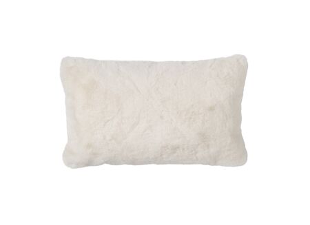 Kussen Zaya 50x30cm - stof - snow white
