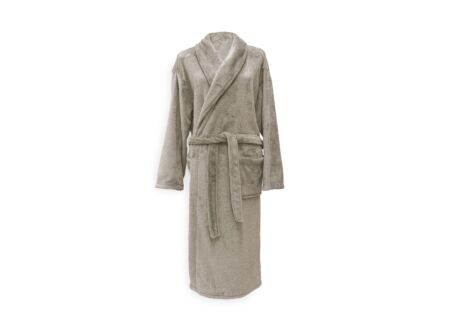 Badjas XL flanel shady sand
