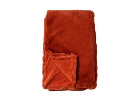 Plaid Zinzi 140x180cm polyester potters clay