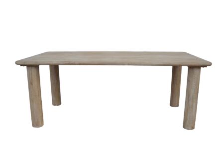 Tafel Darwin 200x100cm - mango massief - sandblast