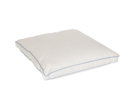 Hoofdkussen Boxmodel 55x55cm - percale katoen - wit