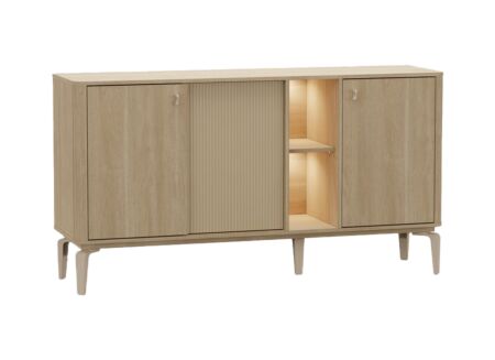 Buffet Ravello 167cm - décor - brushed sand oak nature