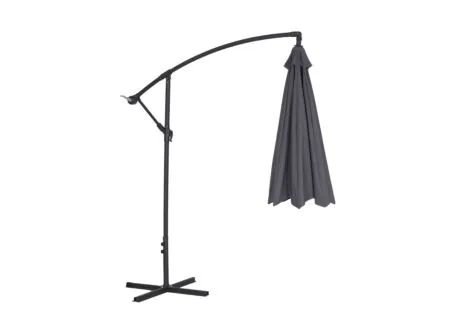 Detailfoto - Zweefparasol Agape Ø300cm antraciet met beschermhoes