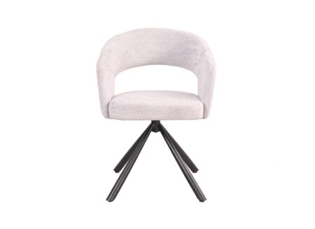 Draaistoel Guppy 60x56x79,5cm - stof - grijs