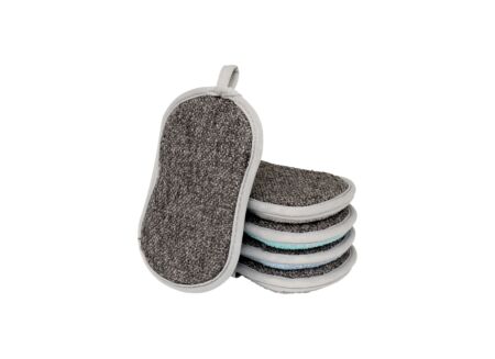 Microvezelspons 20x11,5cm - microvezel - multicolor set van 5