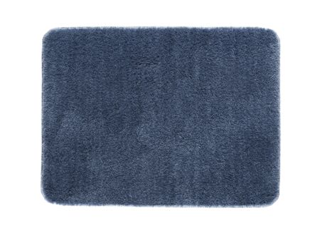 Badmat Arizona 78x50cm - polyester - blauw