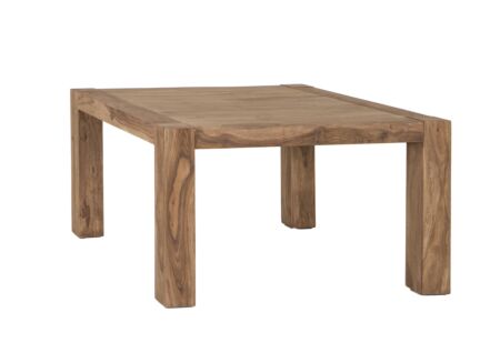 Tafel Carbone 140x140cm - sheesham massief - naturel