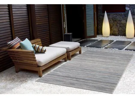 Sfeerfoto - Buitentapijt Brandon 120x170cm flatweave