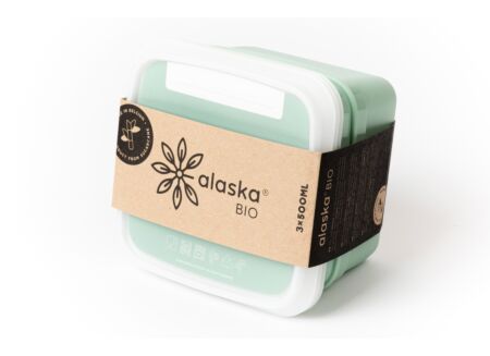 Bewaardoos Alaska 0,5L - kunststof - groen