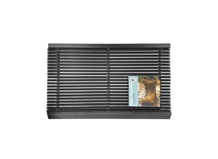 Deurmat Outdoor  78.5x48.5cm aluminium zwart