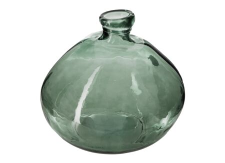 Vaas H50cm - gerecycleerd glas - groen
