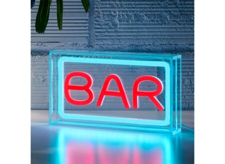 Ledlamp Neon Bar kunststof - blauw & rood
