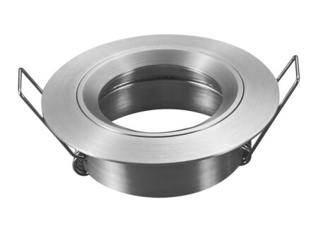 Inbouwspot aluminium GU10, excl. lamp