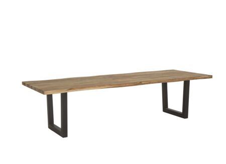 Boomstamtafel Scarface 300x110cm - sheesham massief - naturel