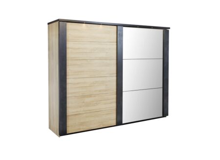 Schuifdeurkast Phaedra 280cm - decor - French oak