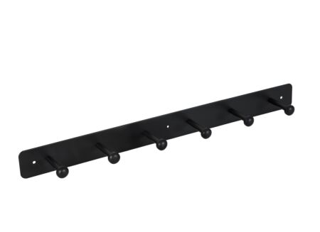 Kapstok 55cm - metaal - zwart