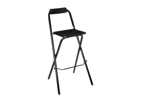 Barstoel Louna ZH75-75cm - MDF - zwart