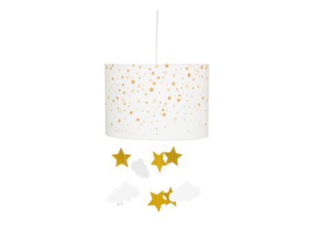 Hanglamp kinderkamer Met Sterren En Wolken Ø30cm 40W E27