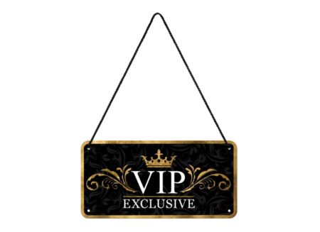 Plakkaat 10x20cm VIP