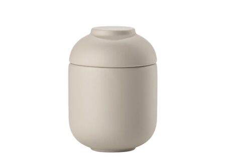 Pot met deksel - keramkiek - zand