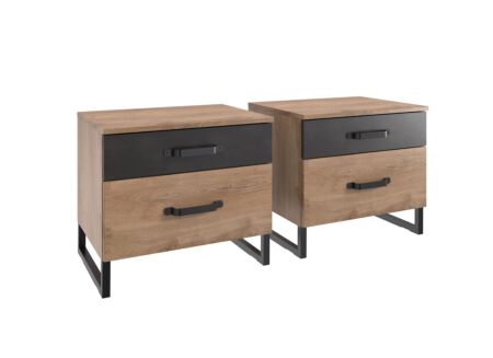 Nachtkastje Detroit 54cm set van 2