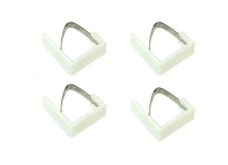 Tafelklem wit, set van 4