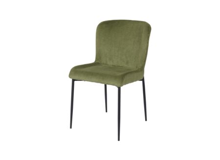 Stoel 50x60x81,5cm - stof - groen