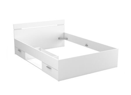 Bed Michigan 140x200cm - decor - wit