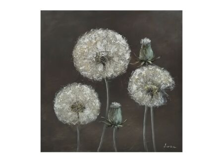 Schilderij op canvas Dandelion 80x80cm