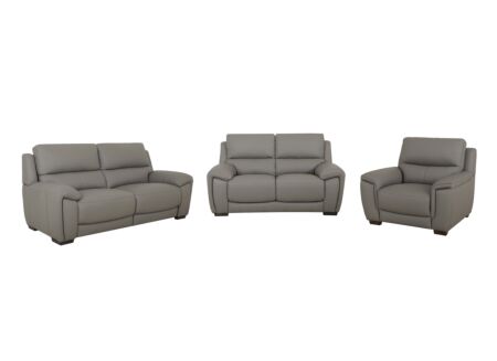 Zetel Sneak 2,5+2+1-zit - leder - elephant