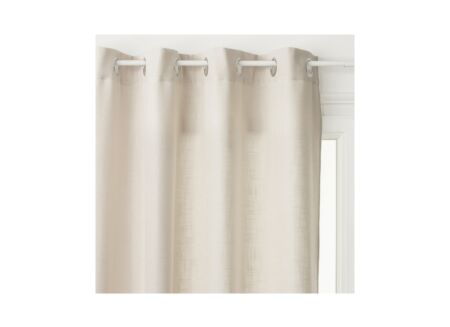 Gordijn Leon 140x260cm - polyestervezel - beige linnen
