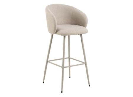 Barstoel ZH78cm - stof - beige