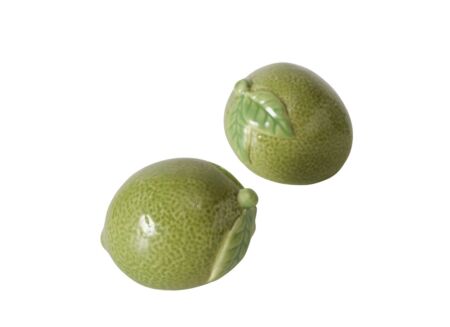 Beeldje Limoen H5,5cm - keramiek - groen