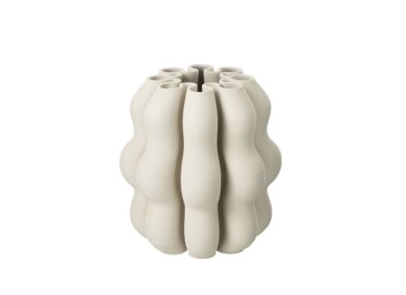 Vaas Naos H25cm - keramiek - beige