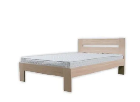 Bed 120x200cm - decor - sonoma met matras en bodem