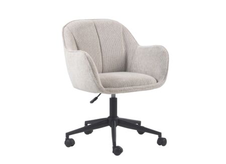Bureaustoel Union 60x62x80cm - chenille - light coffee