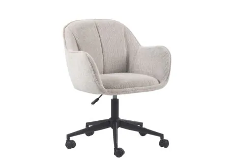 Bureaustoel Union 60x62x80cm - stof - light coffee - Bureaustoel Union 60x62x80cm - stof - light coffee