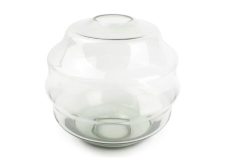 Vaas Bloom H26cm - glas - groen