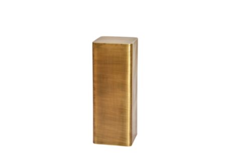 Zuil Alurio 30,5x30,5x80cm - metaal - brons