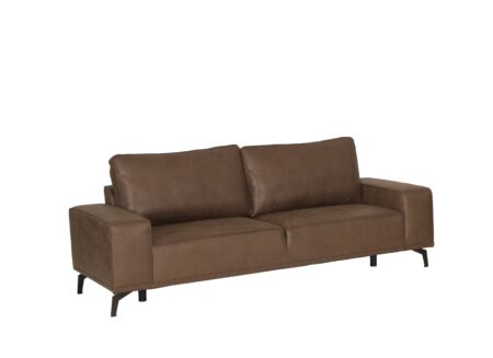 Zetel Nevada 3-zit - stof - bruin