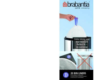 Afvalzak Brabantia 15L maat D 25 stuks