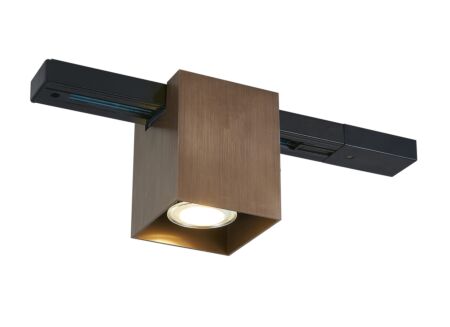 Railverlichting geborsteld brons GU10