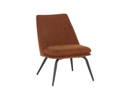 Fauteuil Yoyo 56x73x77cm - stof - roest
